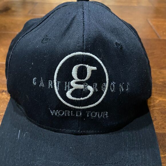 Garth Brooks World Tour Official Merch Vintage Black Snapback Unisex One Size - Picture 2 of 7